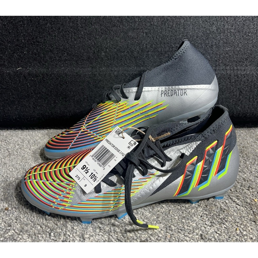 ADIDAS Predator Edge.3 FG Soccer Shoe Unisex Size M10.5 W11.5 HR1524